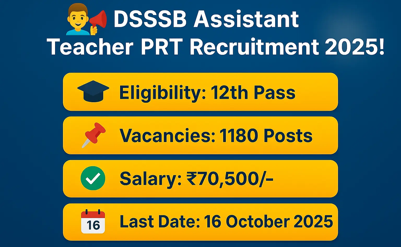 DSSSB PRIMARY TEACHER