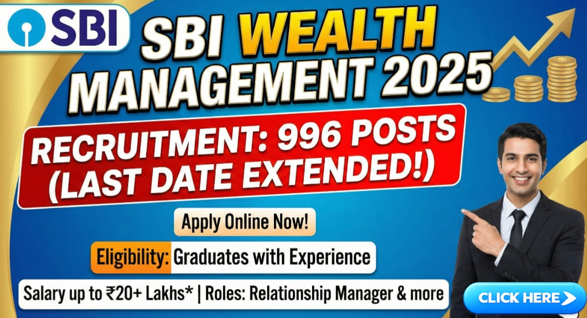 SBI Wealth Management Recruitment