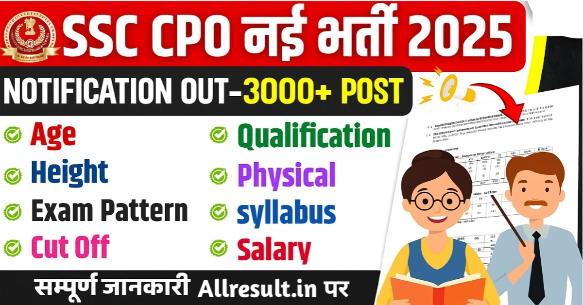 SSC CPO SI Recruitment 2025